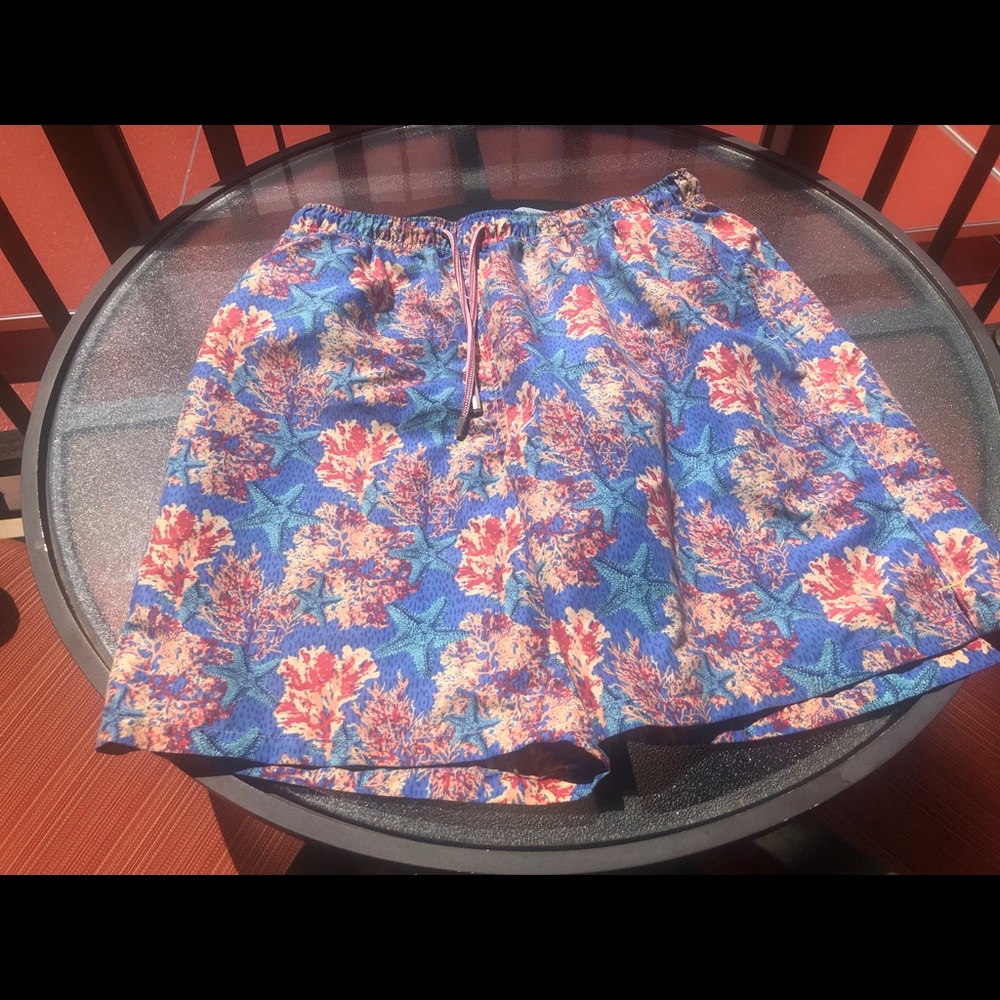 Peter Millar swim trunks in Large